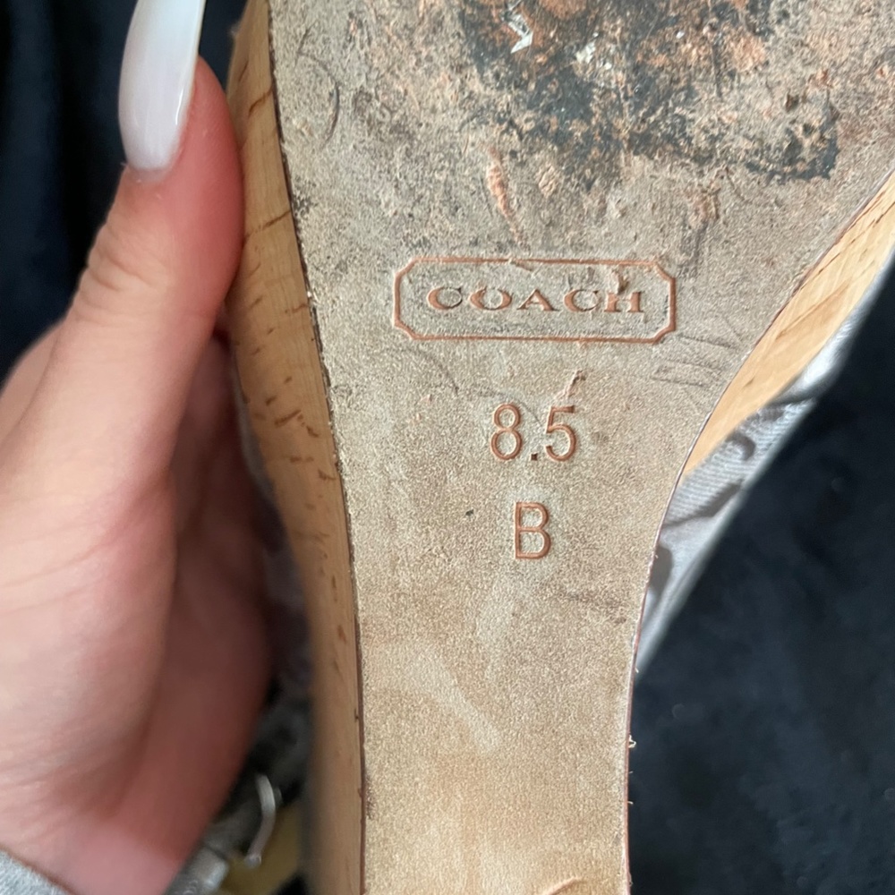 coach wedges - Picture 2 of 5